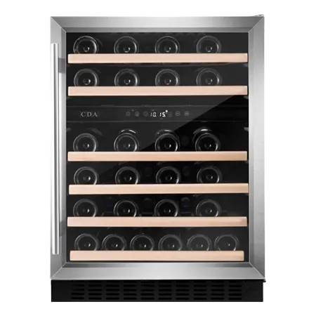 CDA CFWC604SS 60cm Freestanding/Under Counter Wine Cooler - Stainless Steel