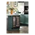 CDA CFWC624BL 60cm Freestanding Double Door Wine Cooler - Black
