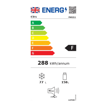 CDA FW925 Fridge Freezer