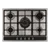 CDA HG7351SS 5 Burner Gas Hob