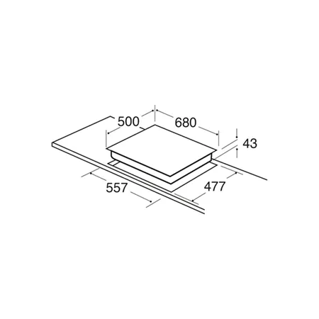 CDA HG7351SS 5 Burner Gas Hob