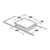 CDA HPG6200SS 59cm 4 Burner Gas Hob - Stainless Steel