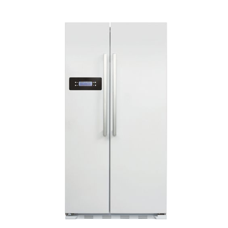 CDA PC50WH American Style Side By Side Fridge Freezer in White