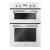 CDA DC940WH Multifunction Electric Double Oven White Glass.