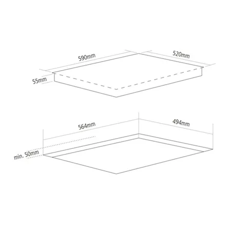 Caple C809C Ceramic Hob