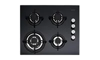 Caple C744G 58cm Built In Gas Hob, Black