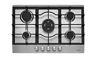 Caple C768G 75cm Built In Gas Hob, Stainless Steel