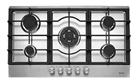 Caple C775G 86cm Built In Gas Hob, Stainless Steel