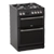 Creda C60DFDOA 60cm Anthracite Dual Fuel Double Oven