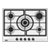 Creda C70GFCWX 70cm 5 Burner Gas Hob