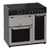 Creda C90RCCCS (90cm 3 Cavity  electric Ceramic Range Cooker with 5 Zone Ceramic Hob in Silver Colour