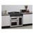 Creda C90RCDFTS Creda 90cm  3 Cavity Dual Fuel Range Cooker with 5 Burner Gas Hob including Wok burner in Silver Colour