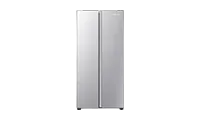 Fridgemaster MS83430ES 83.2cm 50/50 American Fridge Freezer - Silver