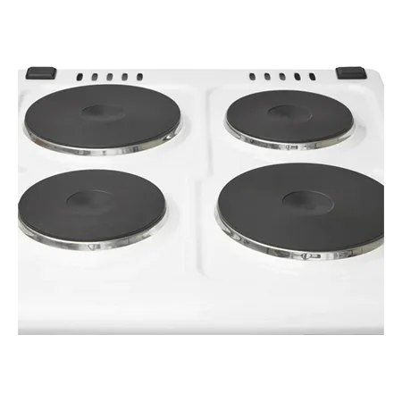 Haden HES050W 50cm Electric Cooker with Solid Plate Hob - White