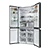 Haier HCR39F19ENPT 90cm Frost Free American Fridge Freezer - Black