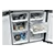 Haier HCR39F19ENPT 90cm Frost Free American Fridge Freezer - Black