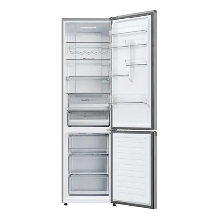 Haier HDPW5620DNPK NoFrost Freestanding  60cm 2D Combi Fridge Freezer in Silver