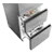 Haier HTW5618DWMG 60cm Total No Frost Fridge Freezer - Silver
