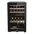 Haier HWS42GDAU1 Freestanding   42 Bottle Dual Zone Wine Cooler in Black