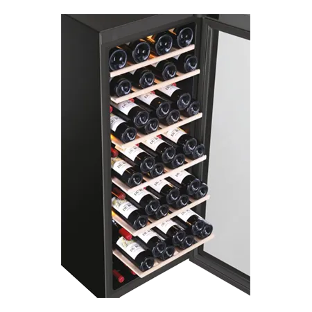 Haier HWS84GNF 84 Bottle Single Zone Wine Cooler  in Black