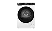 Haier HD120-E357U1-UK Freestanding 12KG Heat Pump Condenser dryer, White