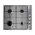 Hisense GM642XSUK Hisense GM642XSUK 58cm Gas Hob - Stainless Steel