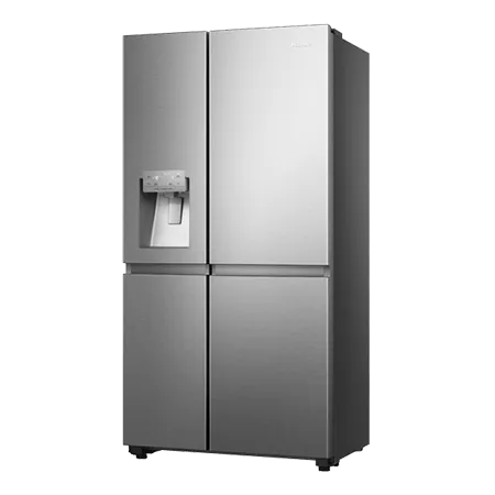 Hisense RS818N4TIF 91cm Frost Free Fridge Freezer - Stainless Steel