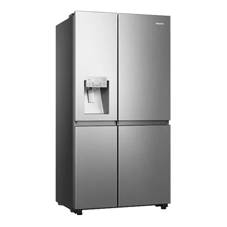 Hisense RS818N4TIF 91cm Frost Free Fridge Freezer - Stainless Steel