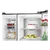 Hisense RS818N4TIF 91cm Frost Free Fridge Freezer - Stainless Steel