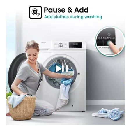 Hisense WDQA8014EVJM 8kg/5kg 1400 Spin Washer Dryer - White