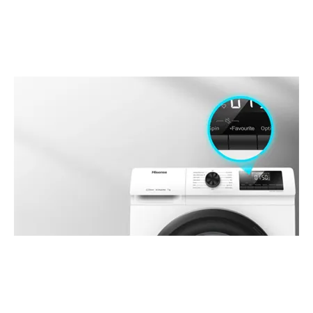 Hisense WFQP9014EVM 9kg 1400 Spin Washing Machine  in  White