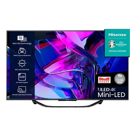 Hisense 65U7KQTUK 65" 4K Ultra HD Mini-LED Smart TV