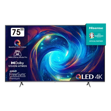 Hisense 75E7KQTUK 75" 4K Ultra HD QLED Smart TV