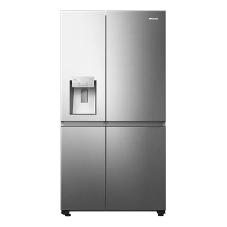 Hisense RS818N4TIF 91cm Frost Free Fridge Freezer - Stainless Steel