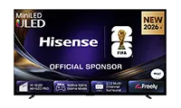 Hisense 100U7STUKPRO 100" Hi-QLED MiniLED 165Hz 4K Ultra HD AI Smart TV - Charcoal Grey