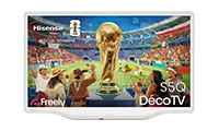 Hisense 32S5QTUK 32"Deco Hi-QLED Ultra HD AI Smart TV - White