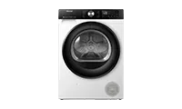 Hisense DH3S802BW3 WiFi-enabled 8kg Heat Pump Tumble Dryer - White