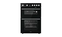 Hisense HDE3211BBUK 60cm Double Oven Electric Cooker with Ceramic Hob - Black
