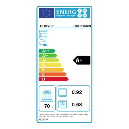 Hoover HOC3158IN Built In Electric Single Oven - Stainless Steel