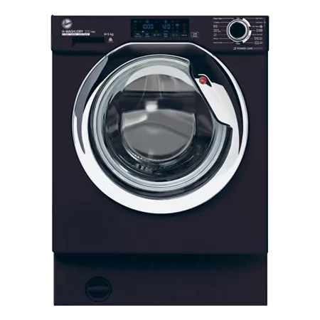 Hoover HBDOS695TAMCBE-80 Integrated 9 kg Washer Dryer - Black