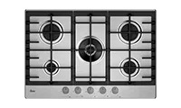 Hoover HGH75WC3X 75cm Gas Hob - Stainless Steel