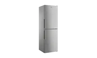 Hoover HVT3CLECKIHS-1 Freestanding Low Frost Fridge Freezer, 50/50, Stainless Steel