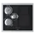 Hotpoint ACO654NE Induction Ceramic Hob  in  Black and  65cm  Width