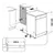 Hotpoint HFC3T232WFGXUK Dishwasher 