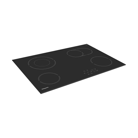 Hotpoint HR724BH Hotpoint HR724BH 77cm Ceramic Hob - Black