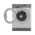 Hotpoint WMBF742G Freestanding 7kg 1400rpm Washing Machine in Graphite with A++ Energy rating. Ex-Display Model