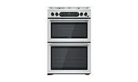 Hotpoint CD67G0CCX Freestanding Gas Cooker  with Double Oven in  Inox  Colour