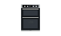Hotpoint DD2844CIX Hotpoint DD2844CIX 59.5cm Built In Electric Double Oven - Silver 