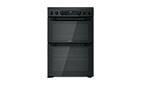 Hotpoint HDEU67V9C2BUK 60cm Double Oven Electric Cooker with Induction Hob