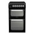 Hotpoint HUE52KS Electric Cooker with Double Oven and 2 Zone Ceramic Hob - A Energy Rating - Black